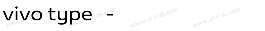 vivo type 简字体转换